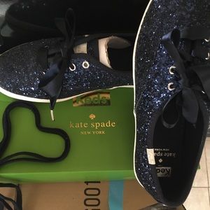 Glitter Navy blue Keds